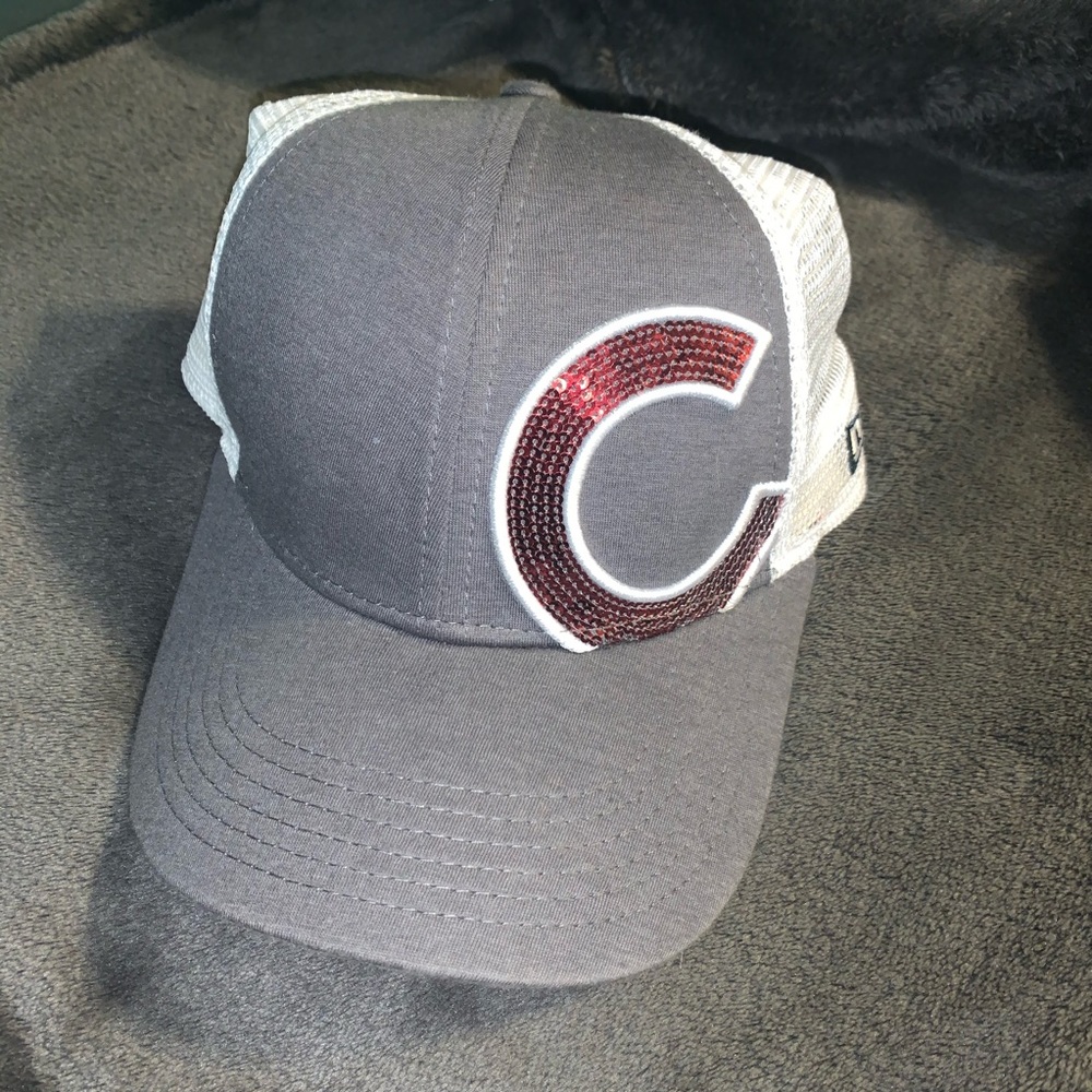 cubs velcro back youth girls hat